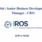 Senior Business Development Manager - CRO at IROS December 2024