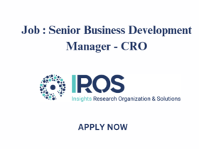 Senior Business Development Manager - CRO at IROS December 2024