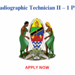 Job Opportunity: Radiographic Technician II – 1 Post