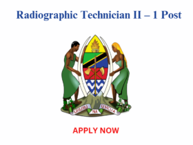 Job Opportunity: Radiographic Technician II – 1 Post